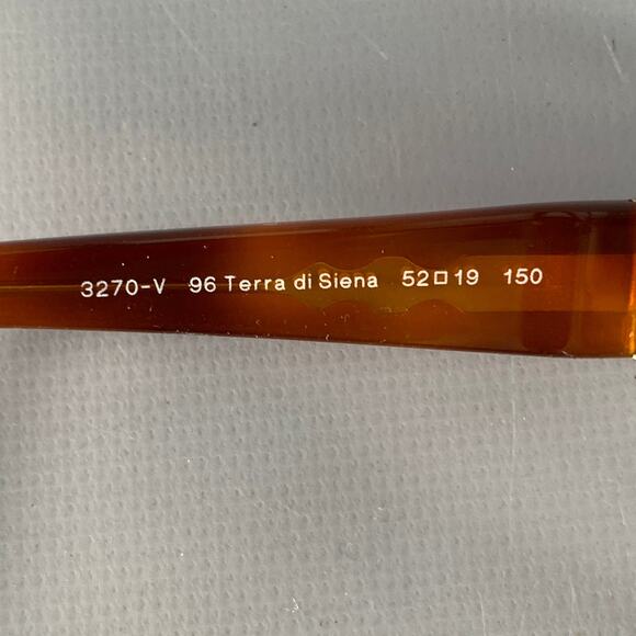 PERSOL Terra di Siena Orange Tortoiseshell Acetate Frames - Picture 6 of 9